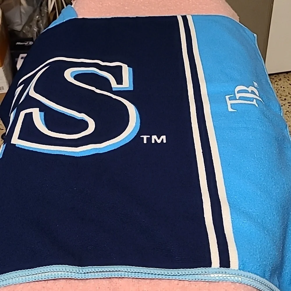 Tampa Bay Rays hooded baby towel New in package